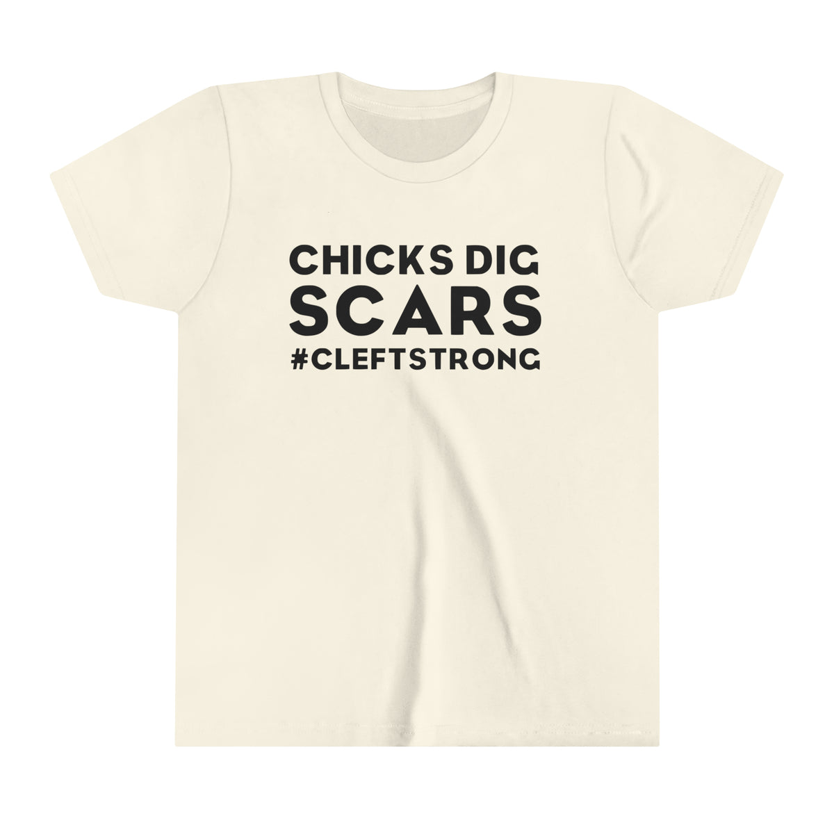 Chicks Dig Scars Bella Canvas Youth Short Sleeve Tee