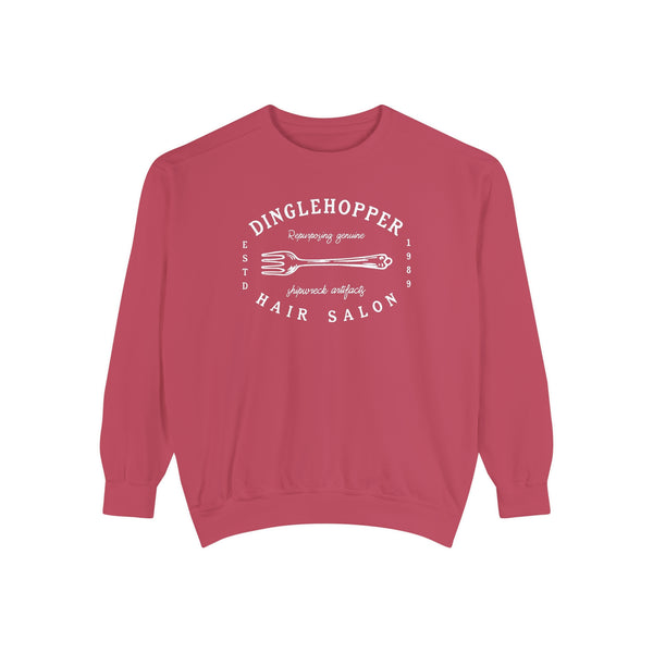 Dinglehopper Hair Salon Comfort Colors Unisex Garment-Dyed Sweatshirt