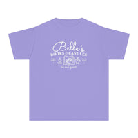 Belle’s Books & Candles Comfort Colors Youth Midweight Tee
