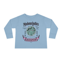 Madame Leota’s Laudanum Teal Rabbit Skins Toddler Long Sleeve Tee