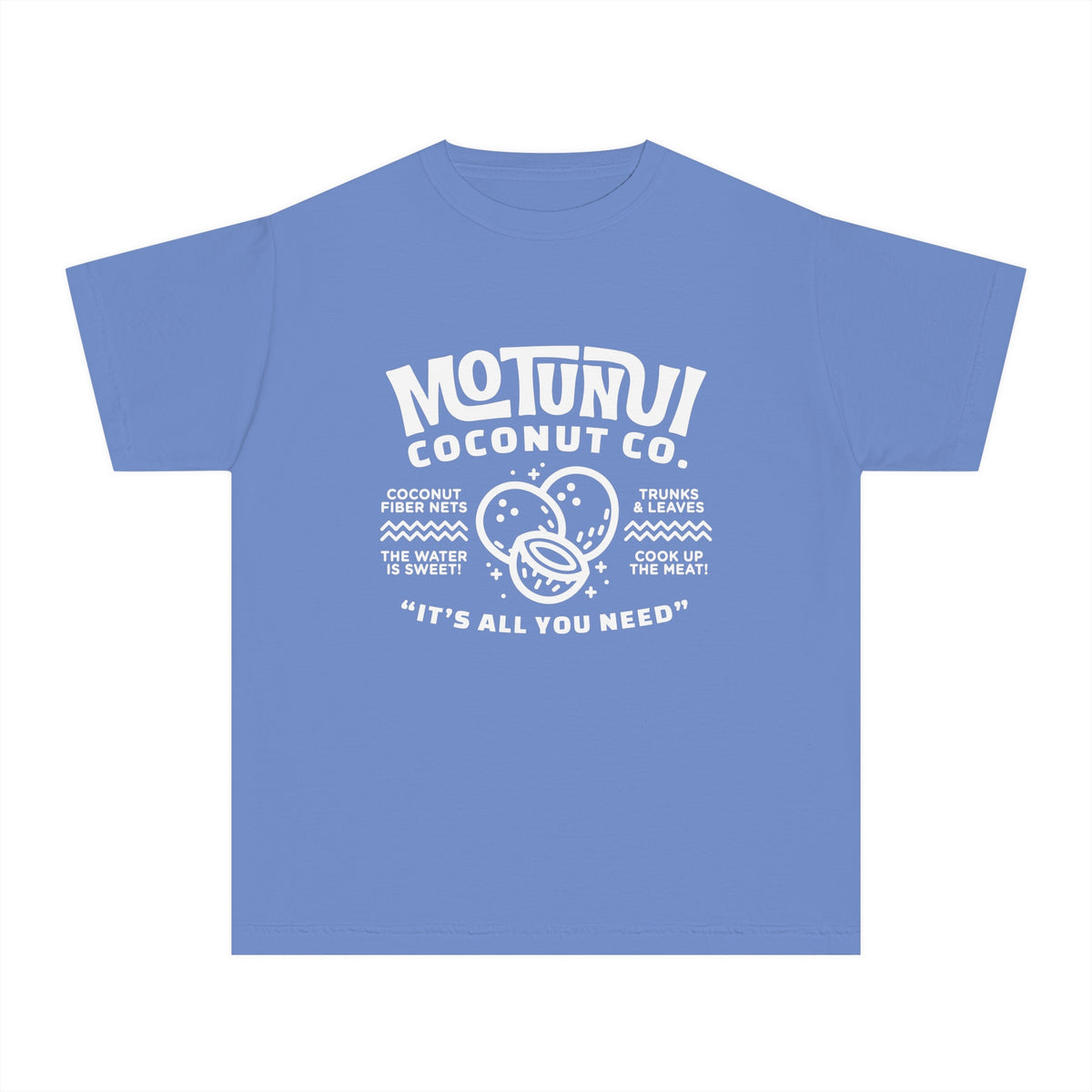 Motunui Coconut Company Comfort Colors Youth Midweight Tee