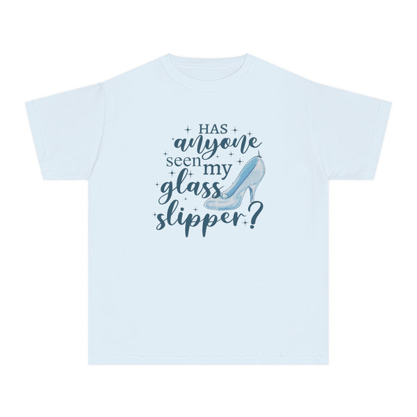 Has Anyone Seen My Glass Slipper? Comfort Colors Youth Midweight Tee
