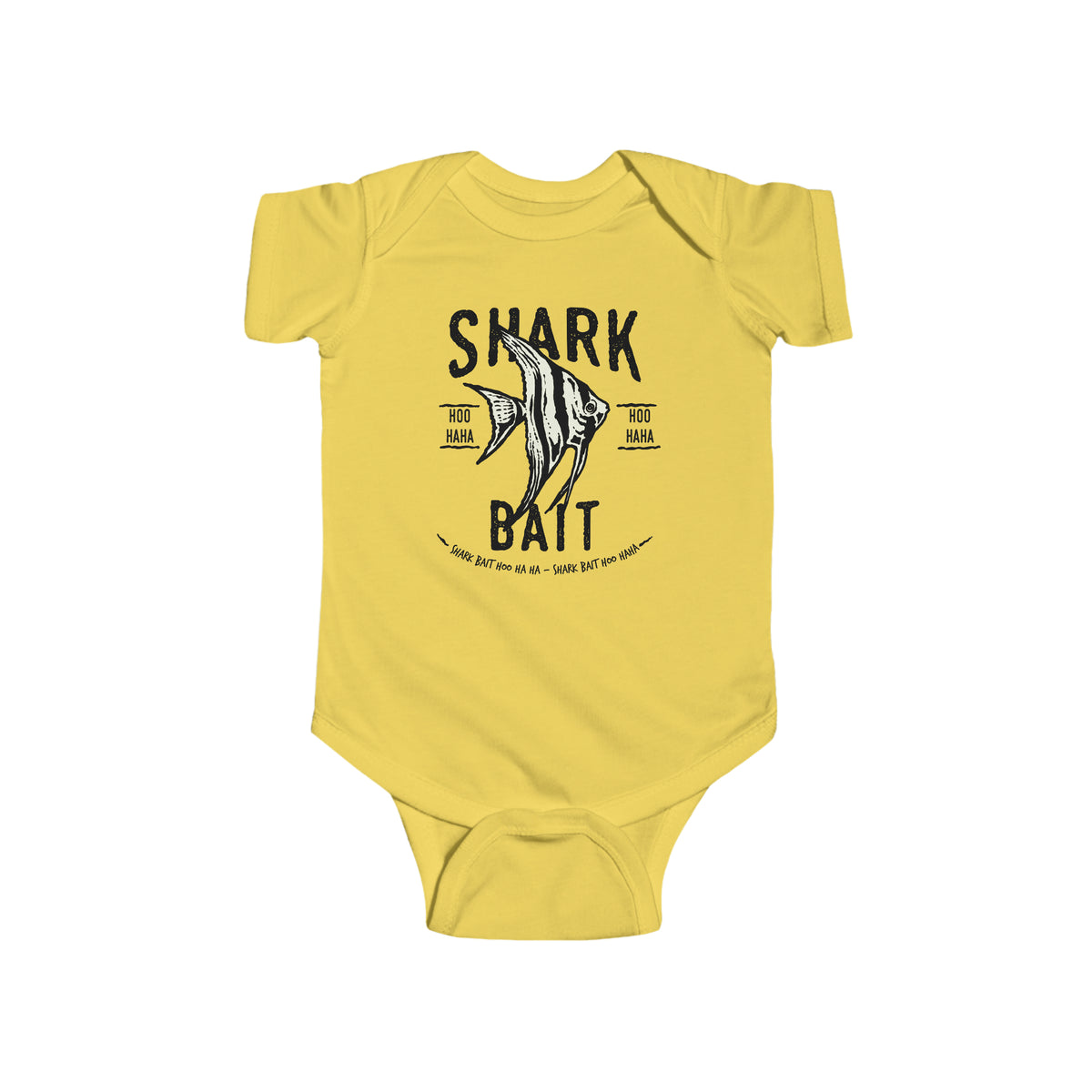 Shark Bait Hoo Haha Rabbit Skins Infant Fine Jersey Bodysuit