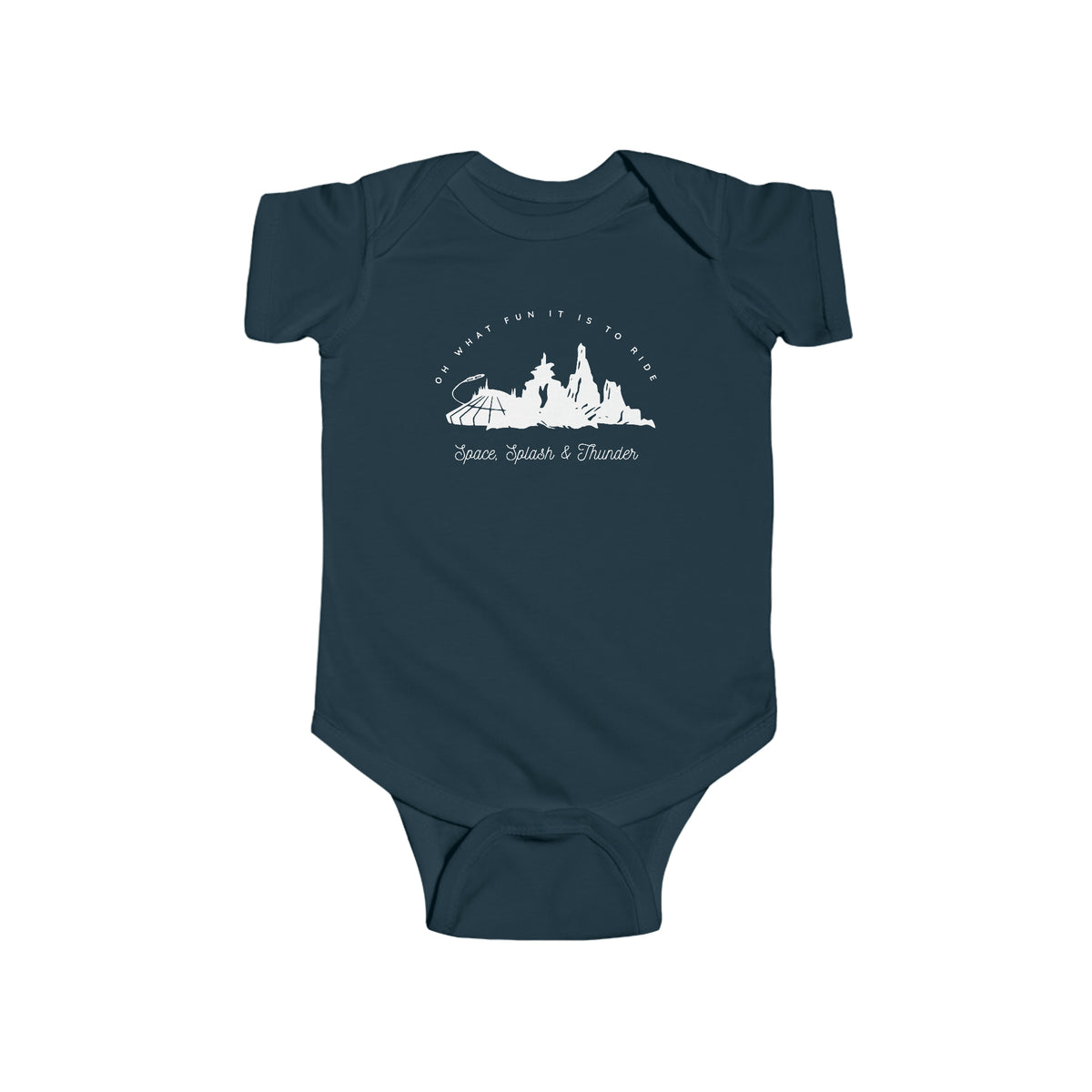 Oh What Fun It Is To Ride Rabbit Skins Infant Fine Jersey Bodysuit
