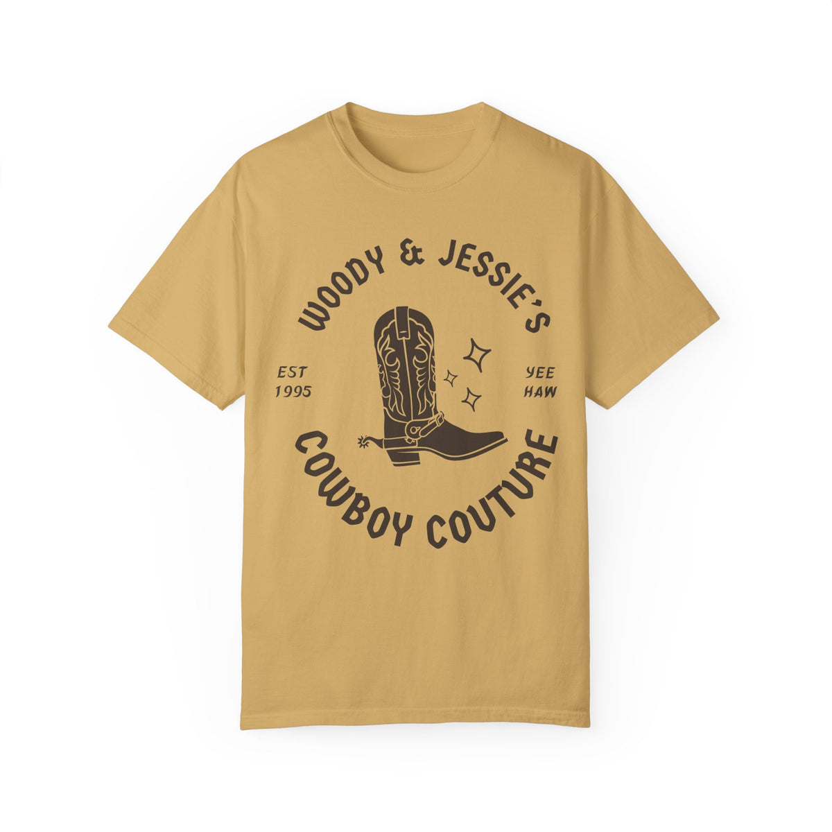 Woody & Jessie's Cowboy Couture Comfort Colors Unisex Garment-Dyed T-shirt