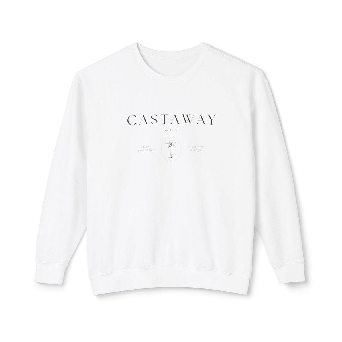 Castaway Cay Unisex Lightweight Comfort Colors Crewneck Sweatshirt