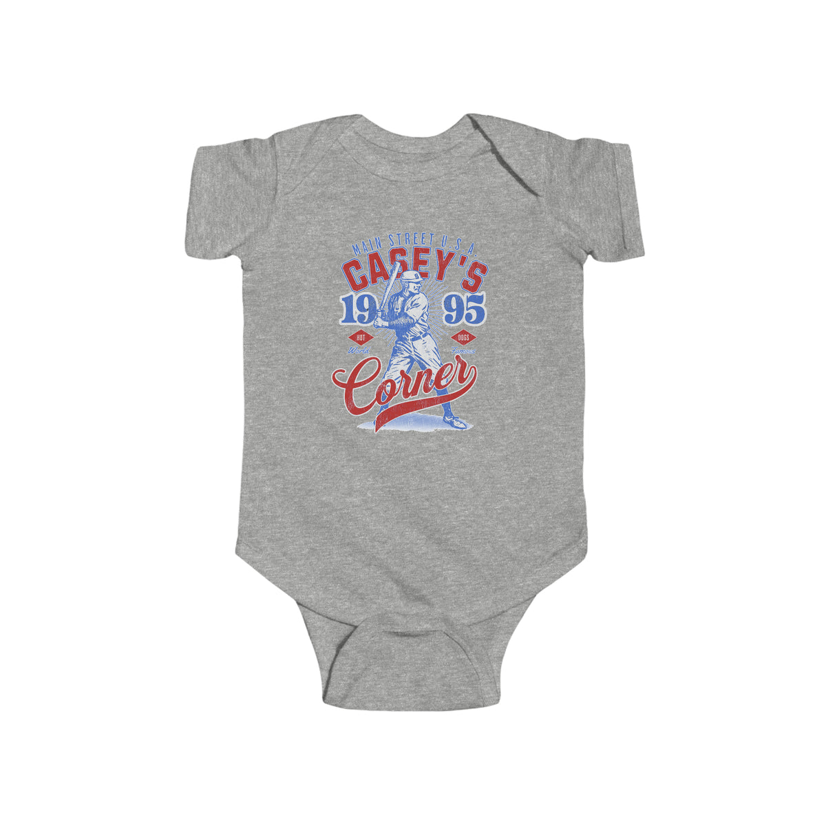 Casey’s Corner Distressed Rabbit Skins Infant Fine Jersey Bodysuit