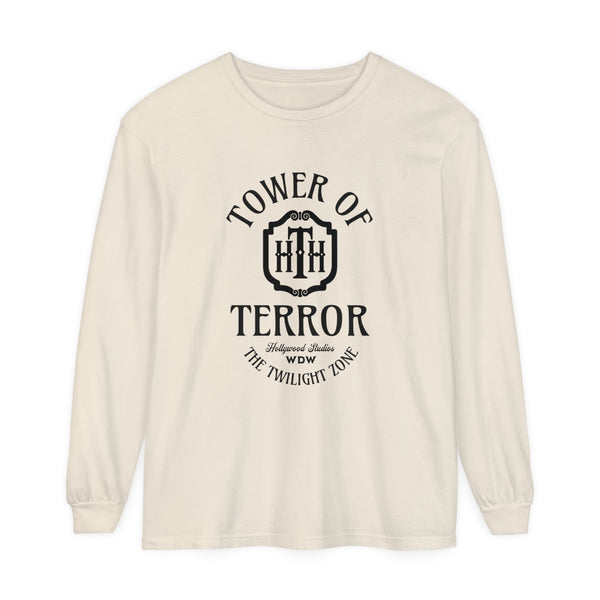 Tower Of Terror Comfort Colors Unisex Garment-dyed Long Sleeve T-Shirt