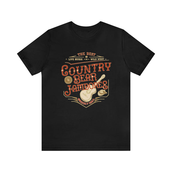 Country Bear Jamboree Bella Canvas Unisex Jersey Short Sleeve Tee