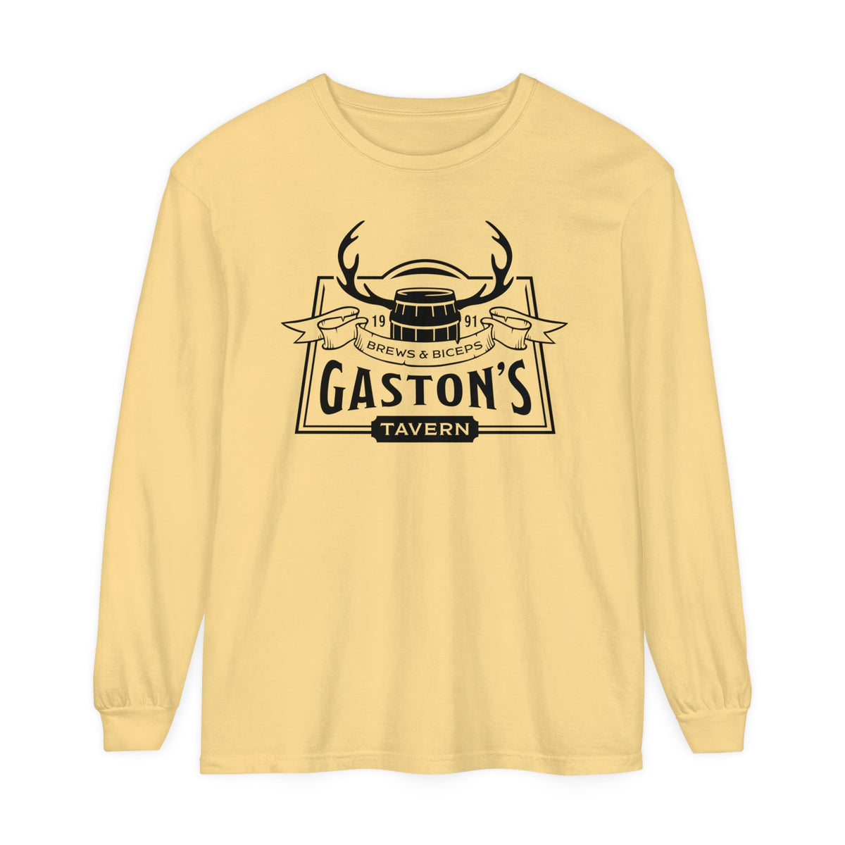 Gaston’s Tavern Comfort Colors Unisex Garment-dyed Long Sleeve T-Shirt