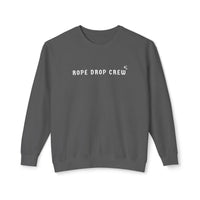 Rope Drop Crew Unisex Lightweight Comfort Colors Crewneck Sweatshirt