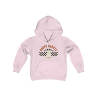 Happy Haunts Gildan Youth Heavy Blend Hooded Sweatshirt