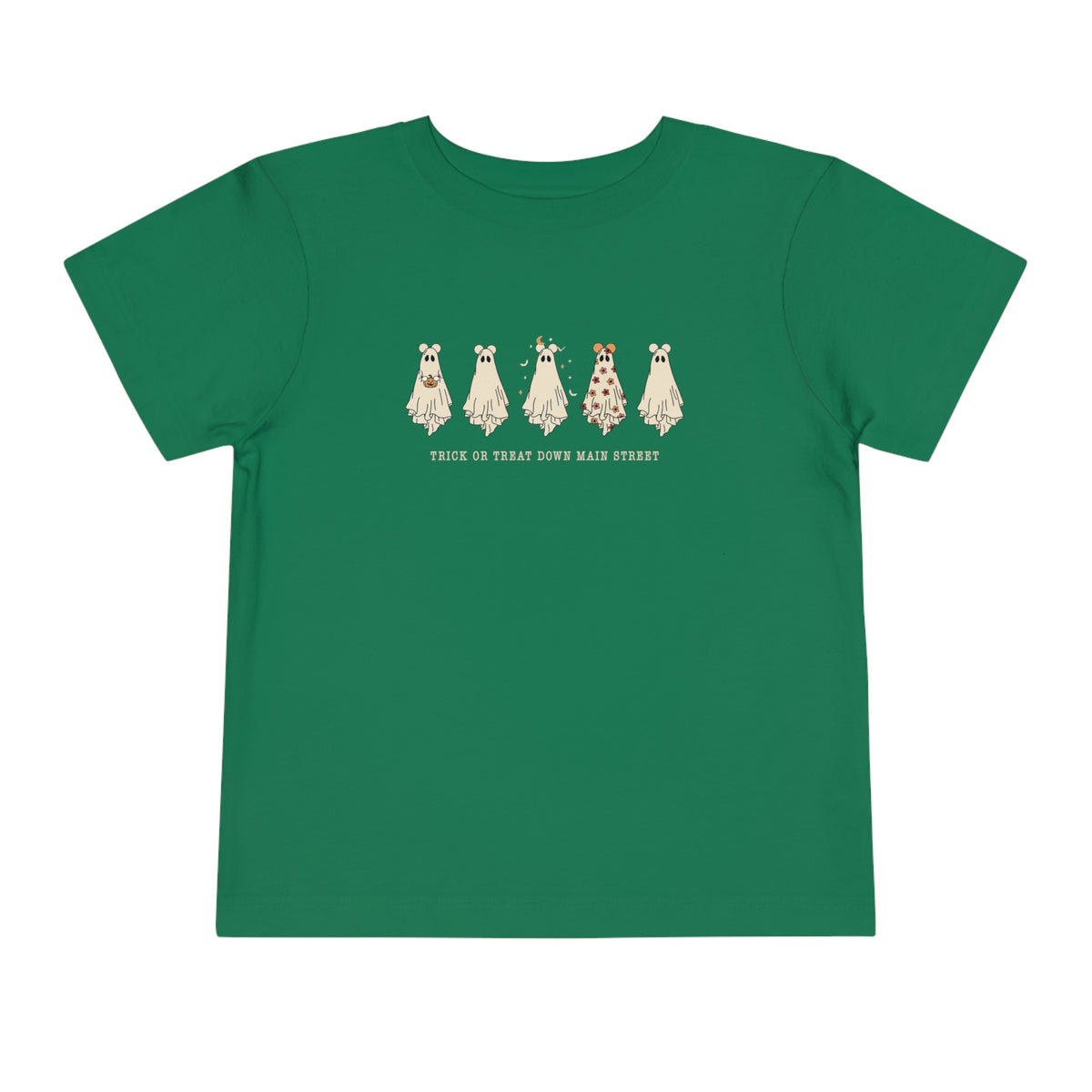 Trick or Treat Down Main Street Toddler Short Sleeve Tee