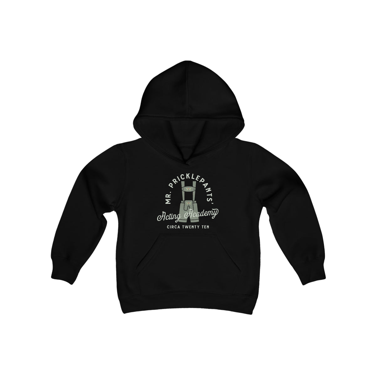 Mr. Pricklepants’ Acting Academy Gildan Youth Heavy Blend Hooded Sweatshirt