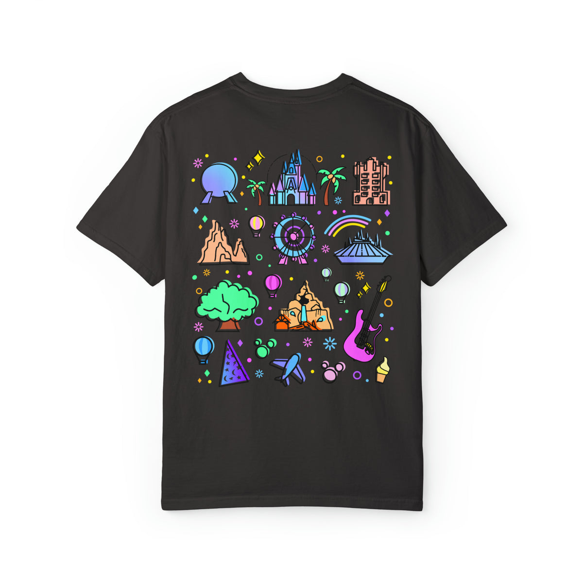 Meet Me At My Happy Place Comfort Colors Unisex Garment-Dyed T-shirt