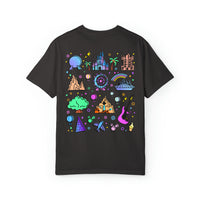 Meet Me At My Happy Place Comfort Colors Unisex Garment-Dyed T-shirt