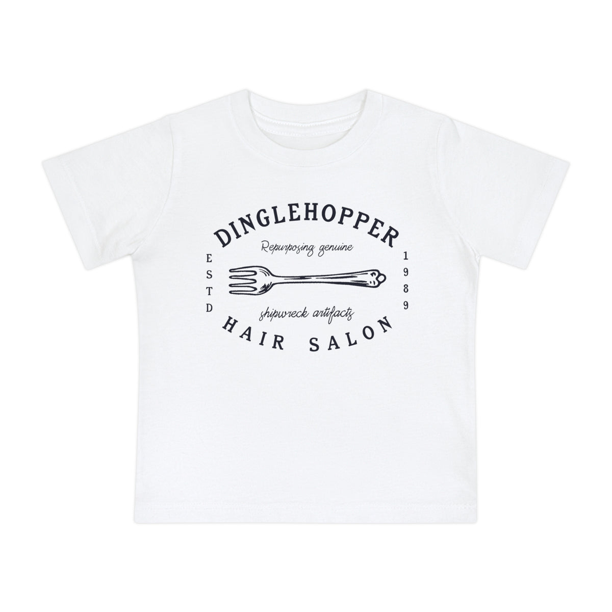 Dinglehopper Hair Salon Bella Canvas Baby Short Sleeve T-Shirt