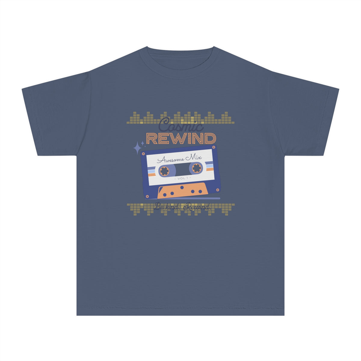 Cosmic Rewind Comfort Colors Youth Midweight Tee
