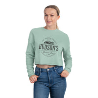 Hudson's Mechanic Shop Women's Bella Canvas Cropped Sweatshirt