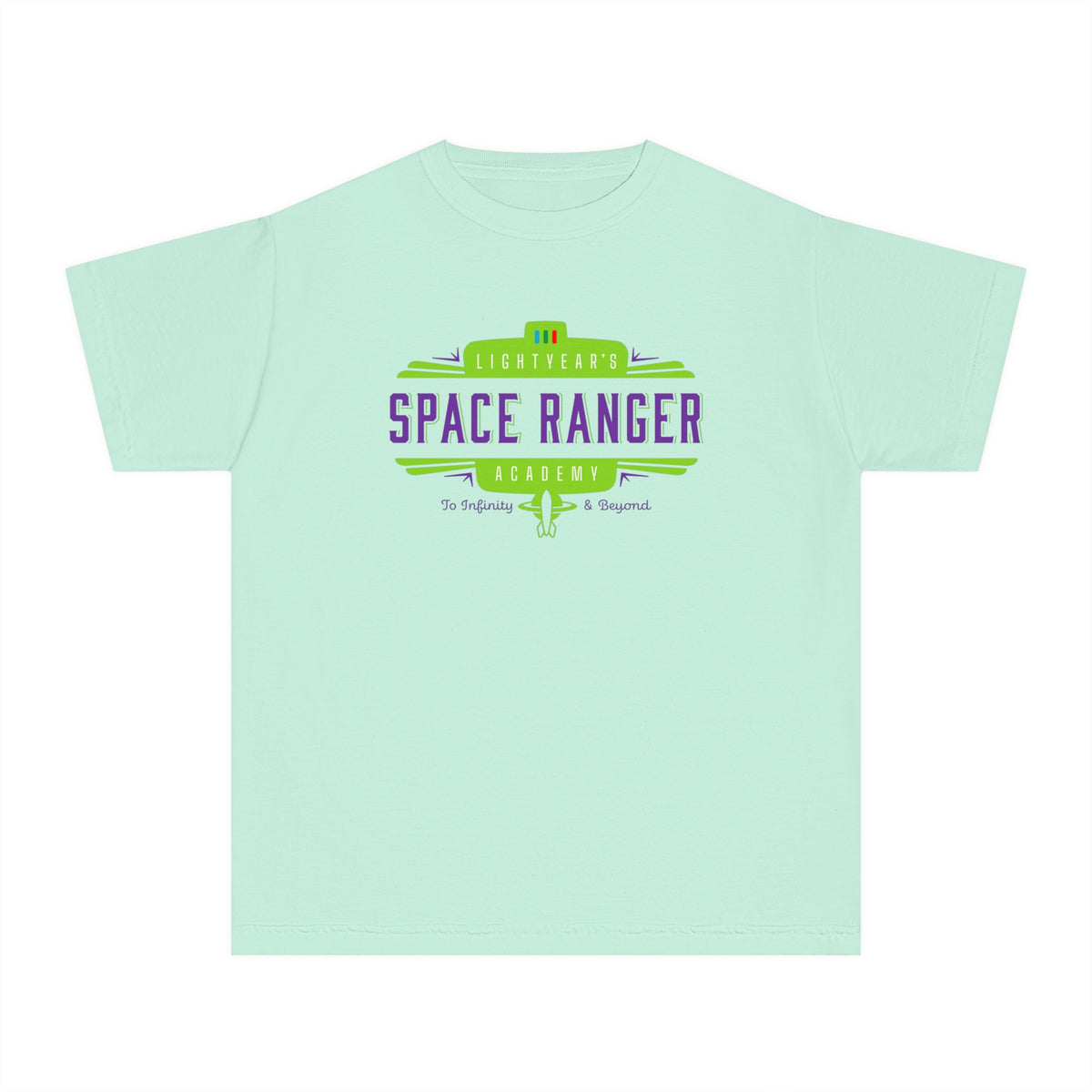 Lightyear's Space Ranger Academy Comfort Colors Youth Midweight Tee