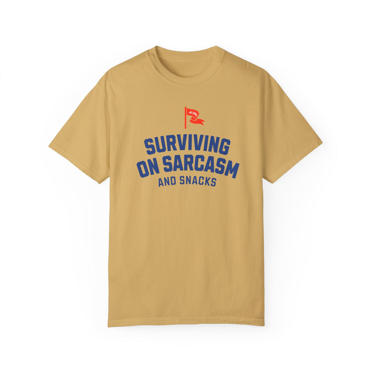Surviving on Sarcasm and Snacks Comfort Colors Unisex Garment-Dyed T-shirt