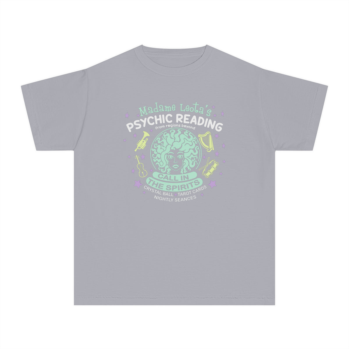 Madame Leota’s Psychic Readings Comfort Colors Youth Midweight Tee