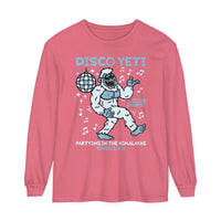 Disco Yeti Comfort Colors Unisex Garment-dyed Long Sleeve T-Shirt