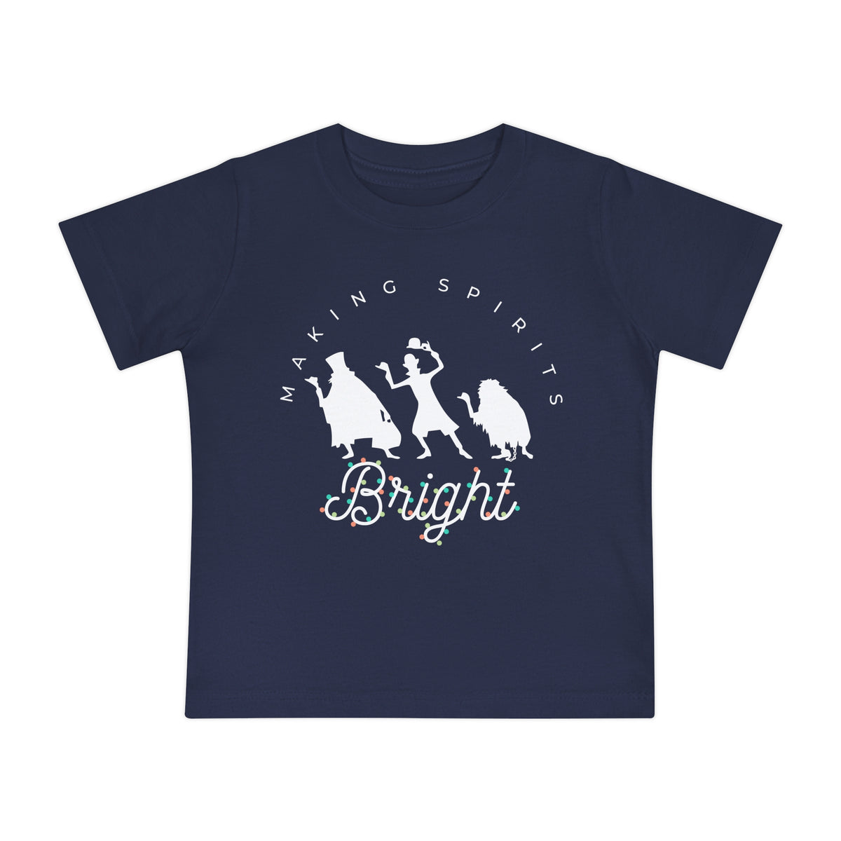 Making Spirits Bright Bella Canvas Baby Short Sleeve T-Shirt