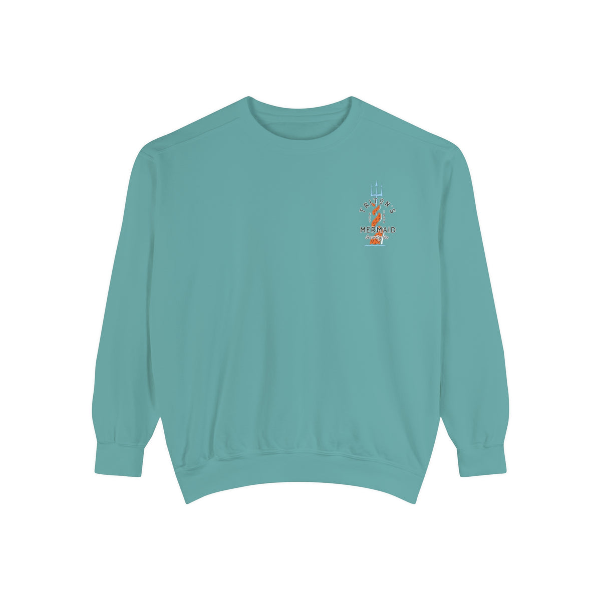 Triton's Mermaid Security Comfort Colors Unisex Garment-Dyed Sweatshirt