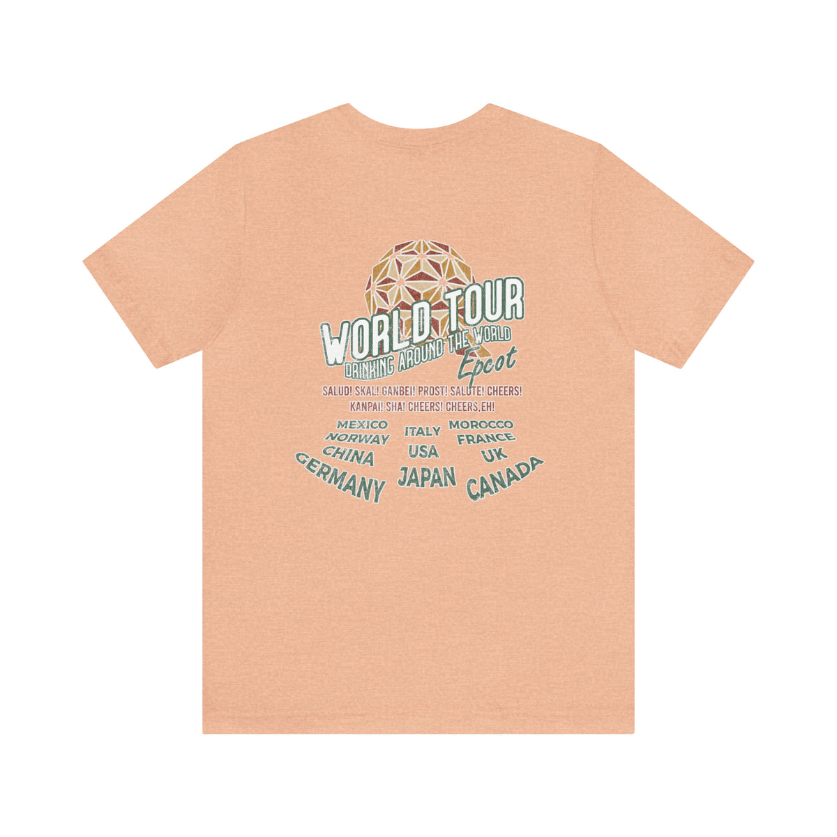 World Tour Bella Canvas Unisex Jersey Short Sleeve Tee