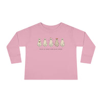 Trick or Treat Down Main Street Toddler Long Sleeve Tee
