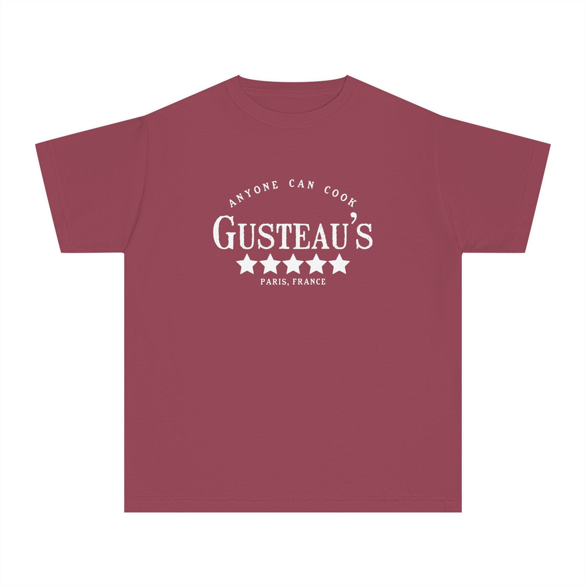 Gusteau’s Anyone Can Cook Comfort Colors Youth Midweight Tee