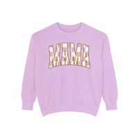 Checkered Mama Unisex Garment-Dyed Sweatshirt