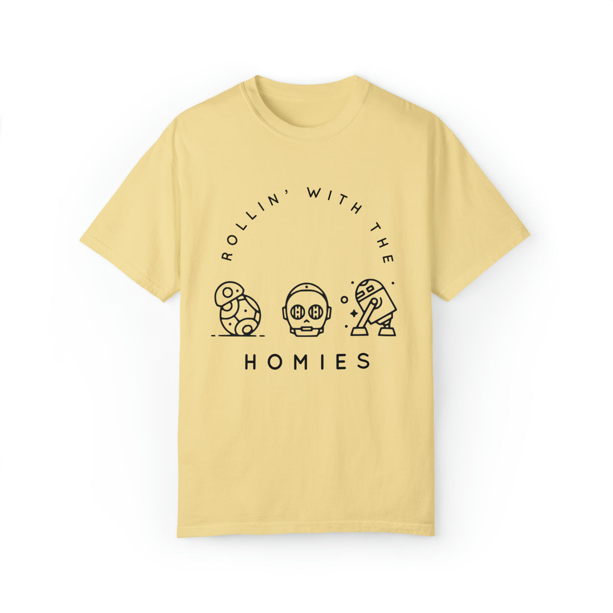 Rollin’ With The Homies Comfort Colors Unisex Garment-Dyed T-shirt