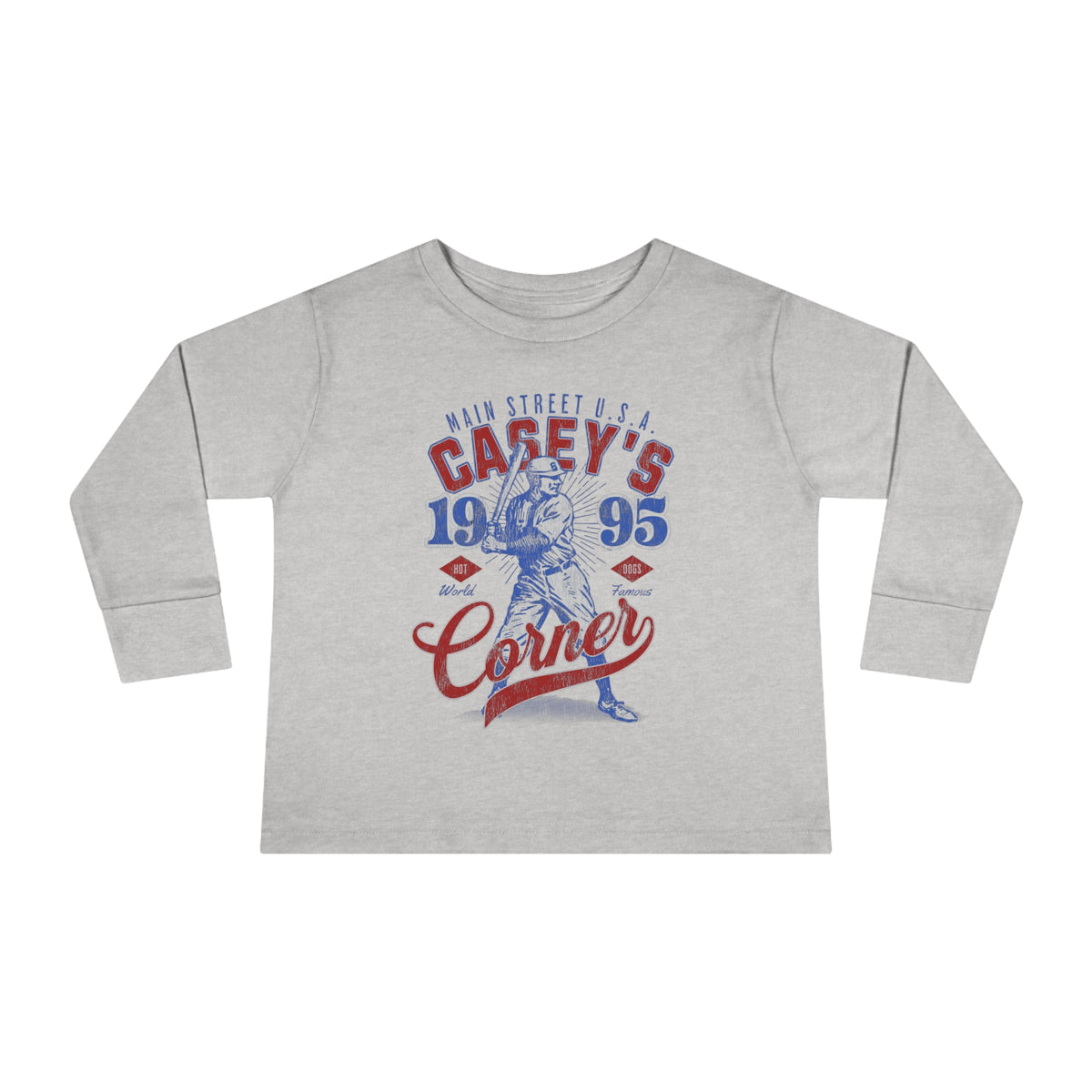 Casey’s Corner Distressed Rabbit Skins Toddler Long Sleeve Tee