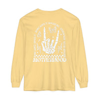 Motherhood Comfort Colors Unisex Garment-dyed Long Sleeve T-Shirt
