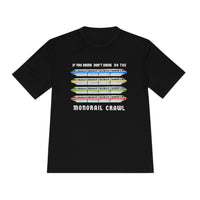 Monorail Crawl Unisex Moisture Wicking Tee