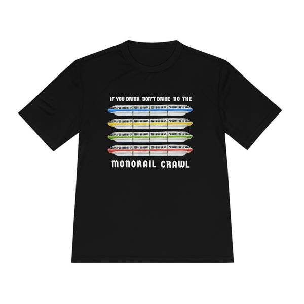 Monorail Crawl Unisex Moisture Wicking Tee