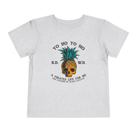 Yo Ho Pirates Life For Me Bella Canvas Toddler Short Sleeve Tee