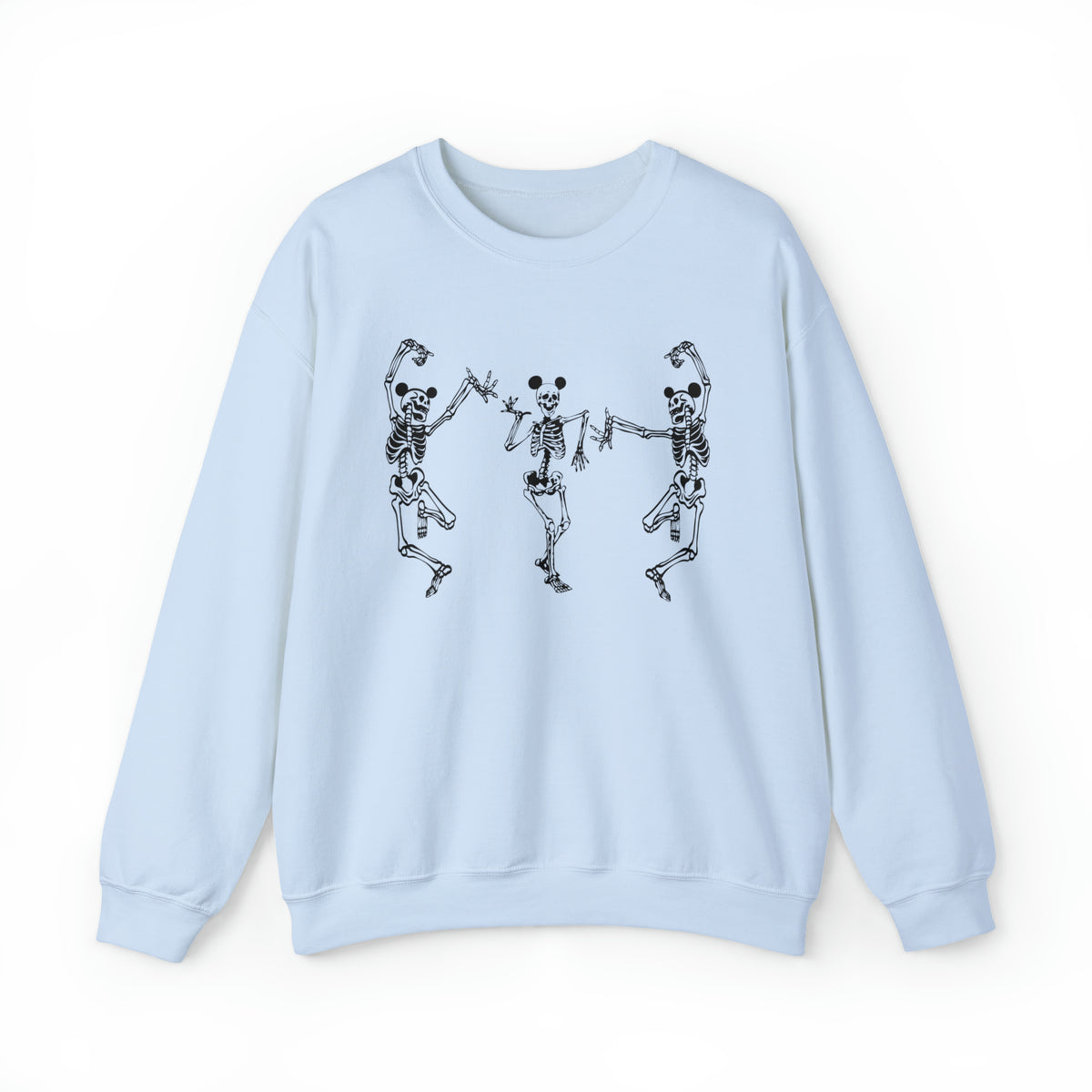 Dancing Skeletons with Ears Gildan Unisex Heavy Blend™ Crewneck Sweatshirt