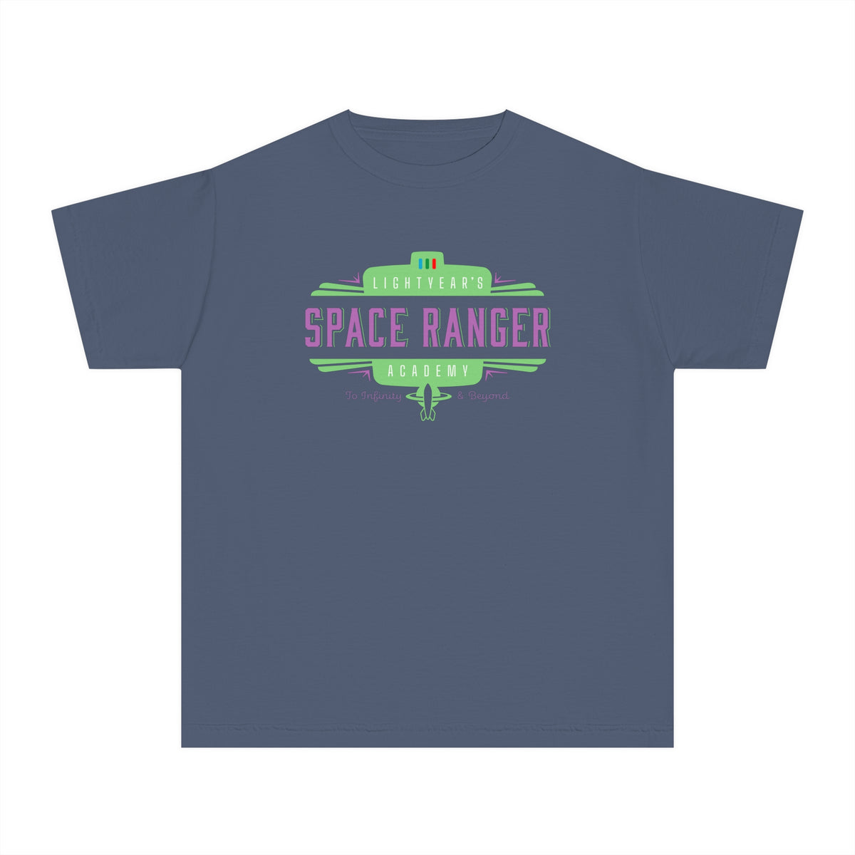 Lightyear's Space Ranger Academy Comfort Colors Youth Midweight Tee