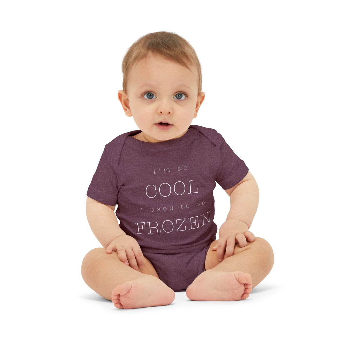 I'm So Cool I Used To Be Frozen Bella Canvas Infant Jersey One Piece
