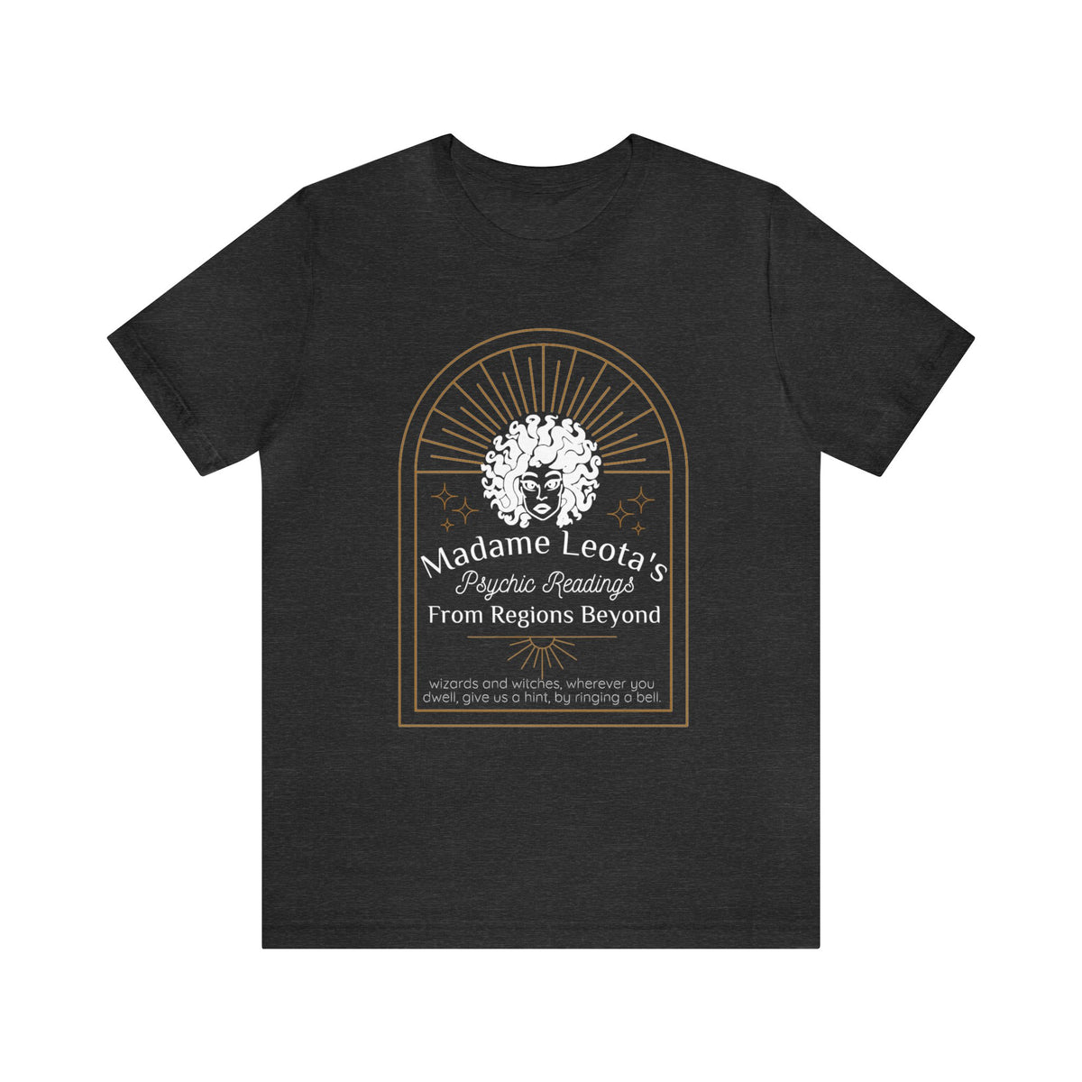 Madame Leota’s Psychic Readings Bella Canvas Unisex Jersey Short Sleeve Tee