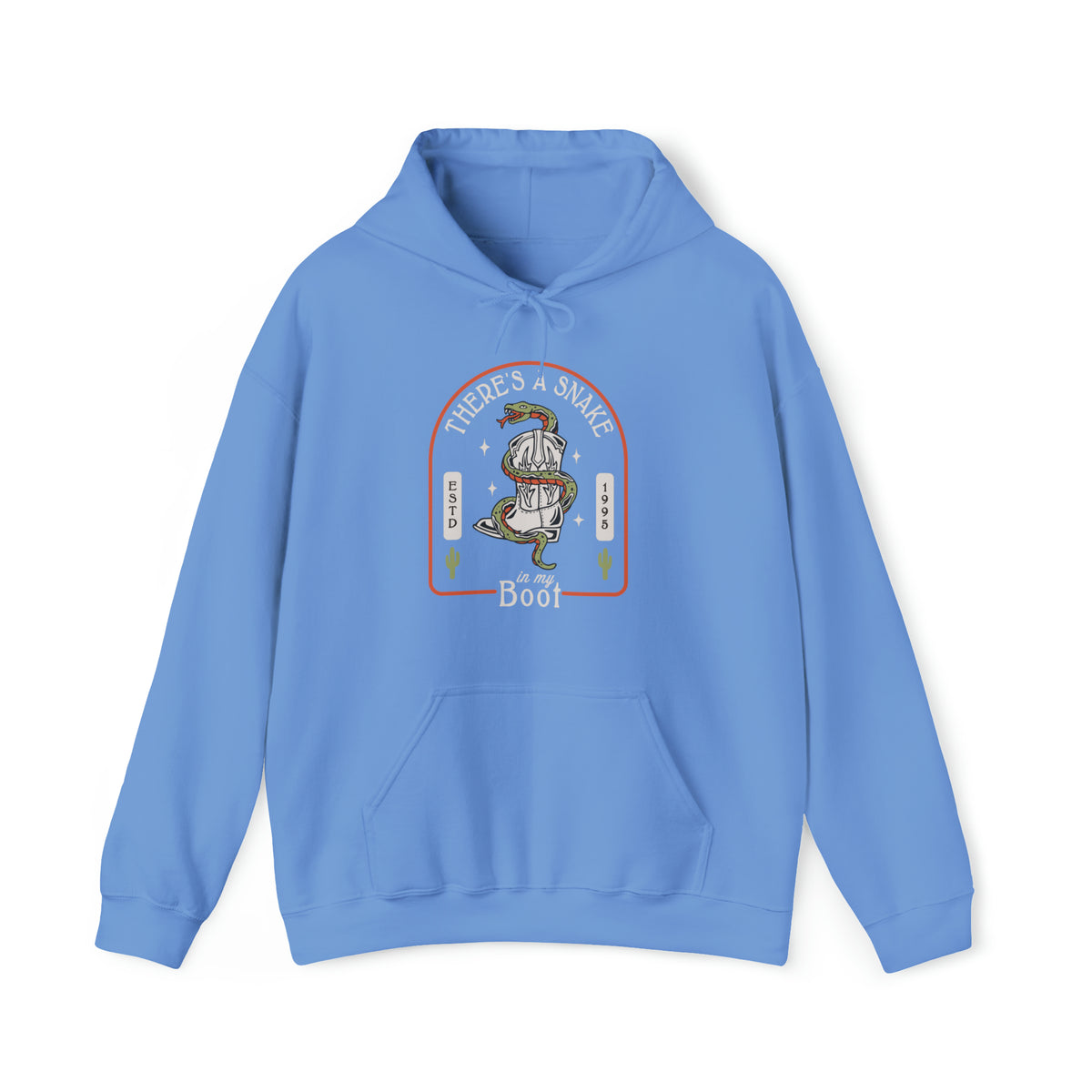 There's A Snake In My Boot Gildan Unisex Heavy Blend™ Hooded Sweatshirt