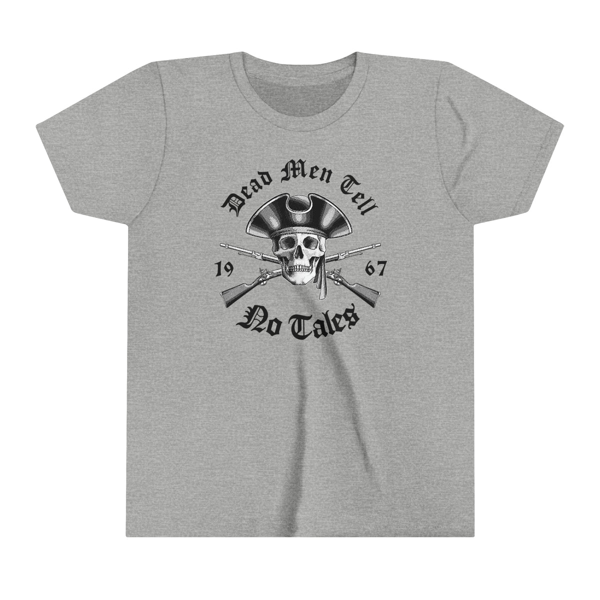 Dead Men Tell No Tales Bella Canvas Youth Short Sleeve Tee