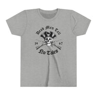 Dead Men Tell No Tales Bella Canvas Youth Short Sleeve Tee