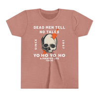 Dead Men Tell No Tales Bella Canvas Youth Short Sleeve Tee