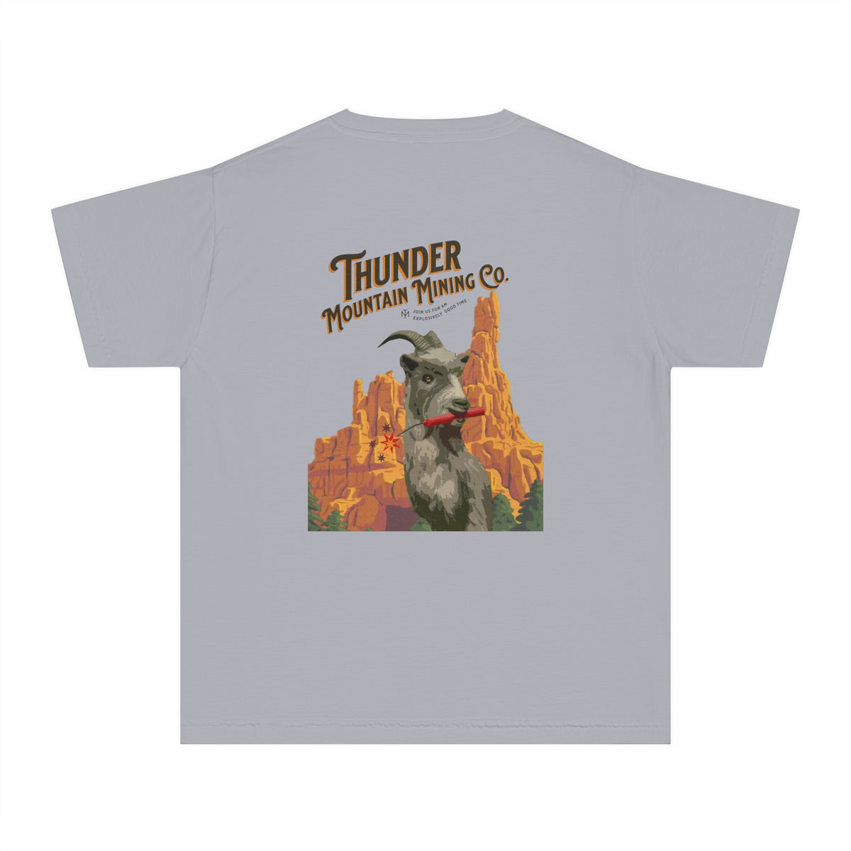 Thunder Mountain Mining Co. Comfort Colors Youth Midweight Tee
