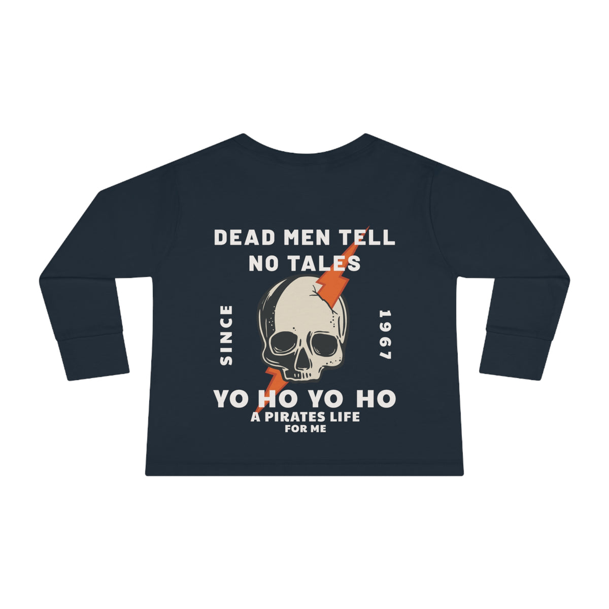 Dead Men Tell No Tales Toddler Long Sleeve Tee
