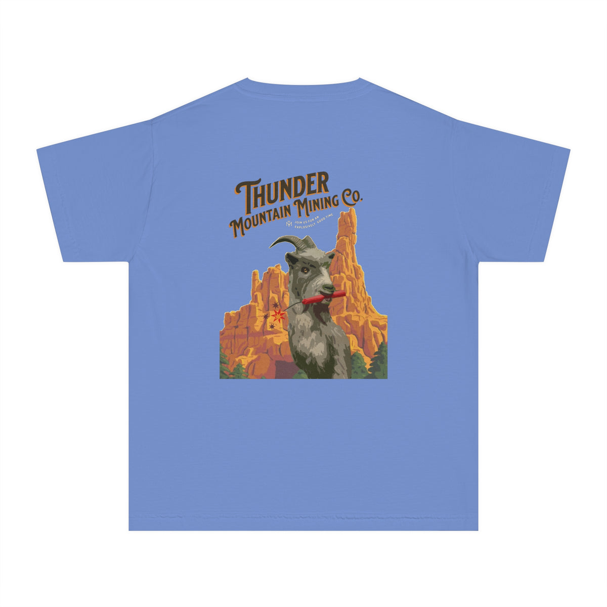 Thunder Mountain Mining Co. Comfort Colors Youth Midweight Tee